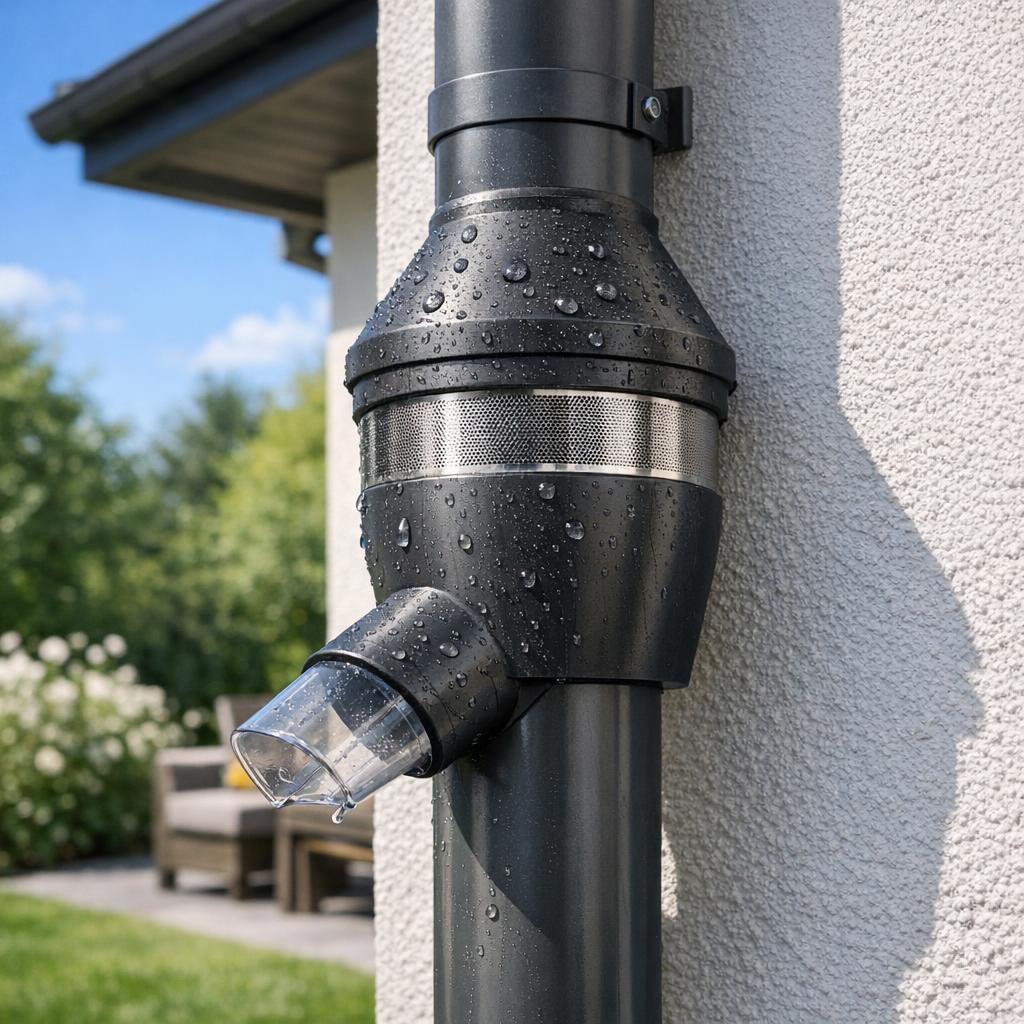 Mehr über den Artikel erfahren So schützt du dein Fallrohr effektiv: Der ultimative Filter-Guide für sauberes Regenwasser